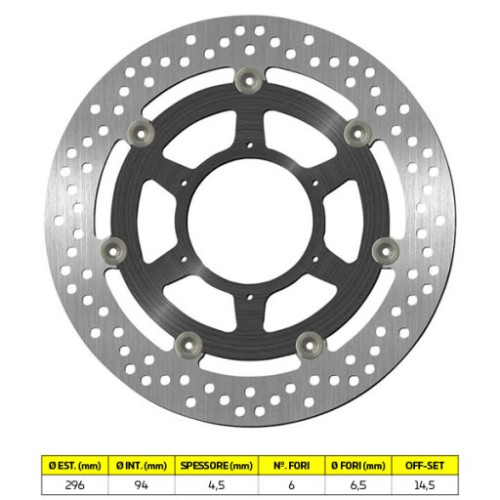 DISCO FRENO SBS 5168A
