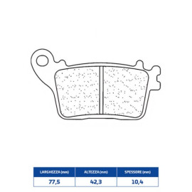 SET PASTIGLIE FRENO CL BRAKES 1174RX3