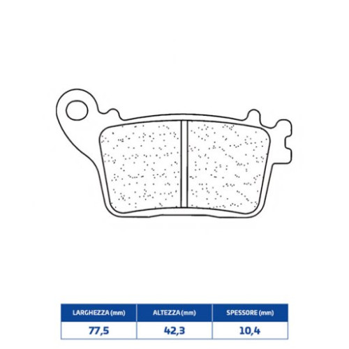 SET PASTIGLIE FRENO CL BRAKES 1174RX3