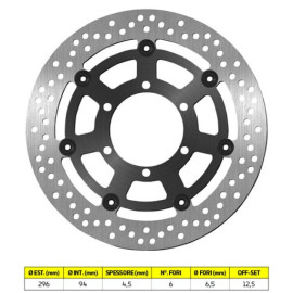 DISCO FRENO SBS 5165