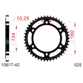 CORONA AFAM IN ACCIAIO P525 - Z42 (DIS.10617)