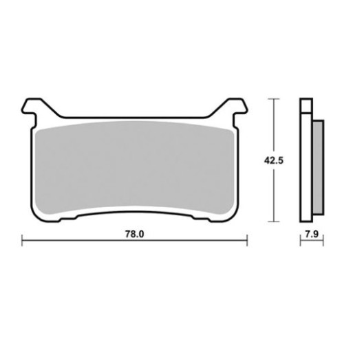 SET PASTIGLIE FRENO SBS 947HS