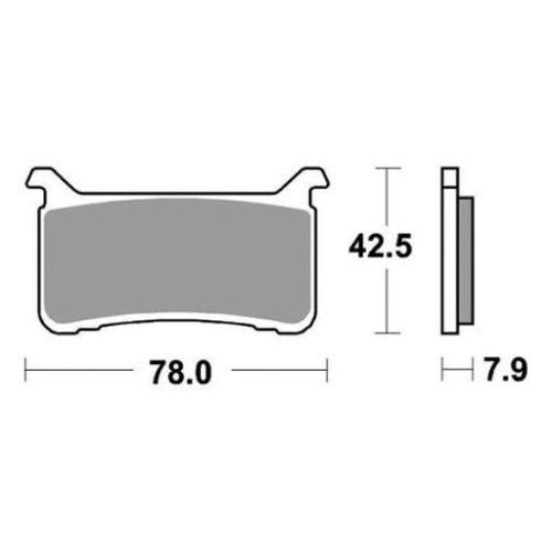 SET PASTIGLIE FRENO SBS 947RST