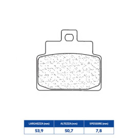 SET PASTIGLIE FRENO CL BRAKES 3064SC
