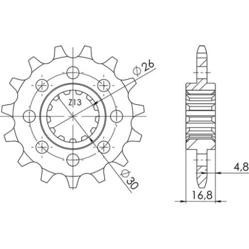 PIGNONE P520 - Z15 (DIS.20608)