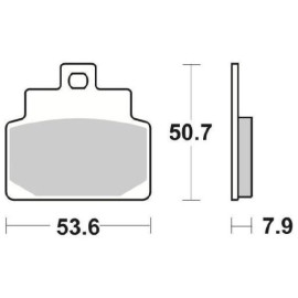 SET PASTIGLIE FRENO SBS 153HF