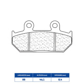 CL Brakes PASTIGLIA FRENO ANTERIORE