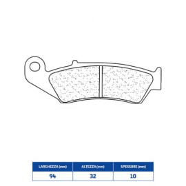 SET PASTIGLIE FRENO CL BRAKES 2385RX3
