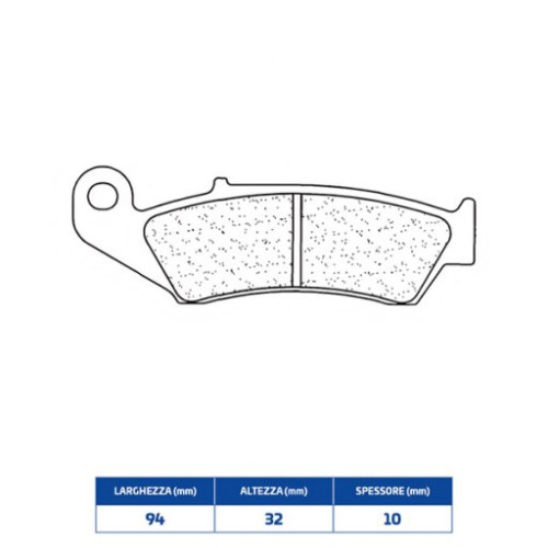 SET PASTIGLIE FRENO CL BRAKES 2385RX3