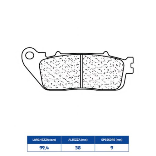 SET PASTIGLIE FRENO CL BRAKES 1217RX3