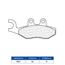 SET PASTIGLIE FRENO CL BRAKES 3060SC