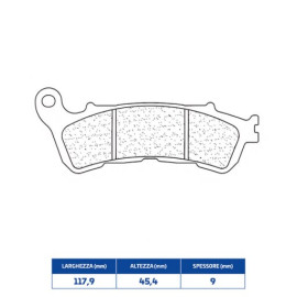 SET PASTIGLIE FRENO CL BRAKES 1159RX3