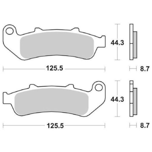 SET PASTIGLIE FRENO SBS 685HS