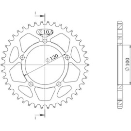RICAMBI Corone 520 (C) 45 denti