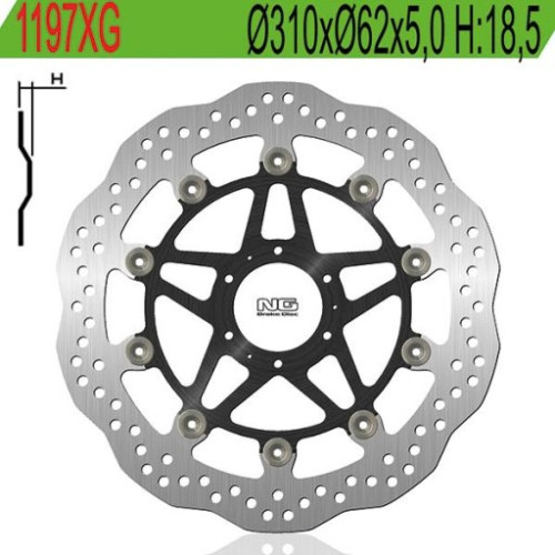 DISCO FRENO NG 1197XG