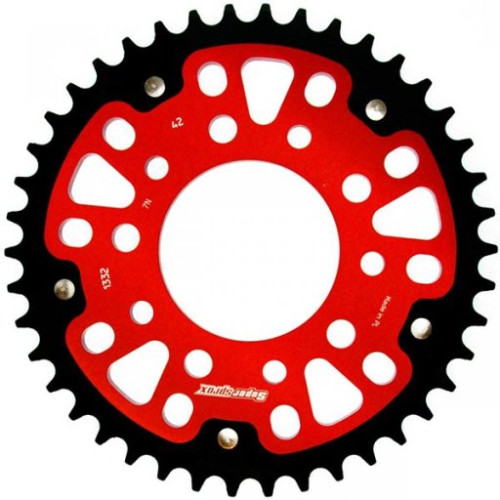 SUPERSPROX Corone 525 STEALTH - 44 denti - rosso