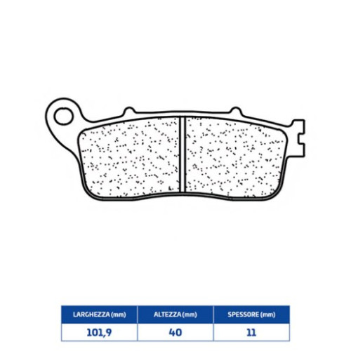 SET PASTIGLIE FRENO CL BRAKES 1239RX3