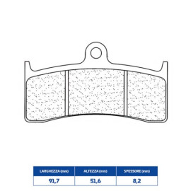 SET PASTIGLIE FRENO CL BRAKES 2899C60