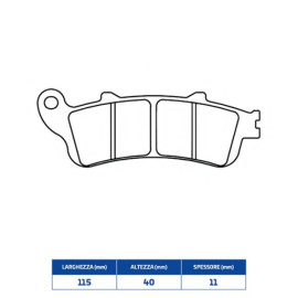 SET PASTIGLIE FRENO CL BRAKES 1231RX3