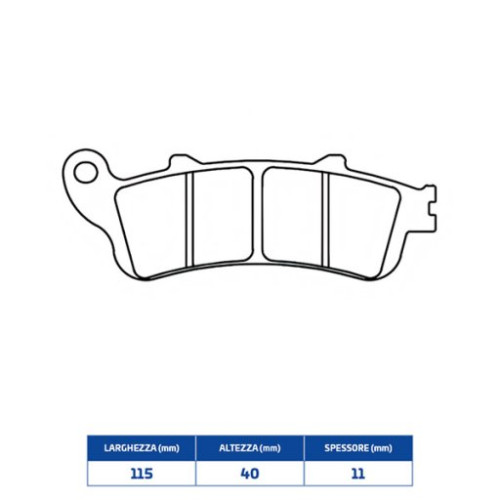 SET PASTIGLIE FRENO CL BRAKES 1231RX3