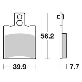 SET PASTIGLIE FRENO SBS 149HF