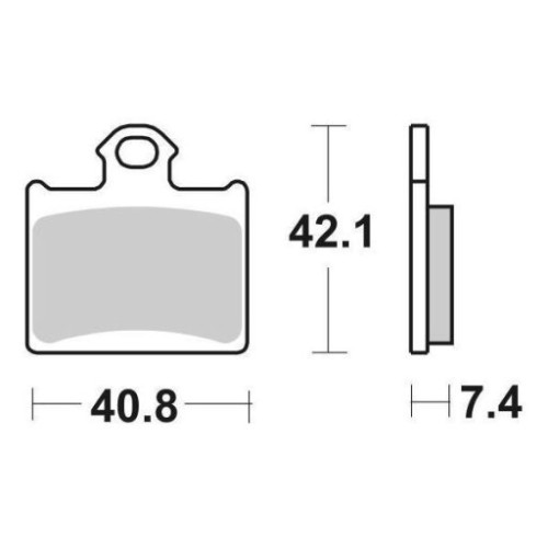 SET PASTIGLIE FRENO SBS 872RSI