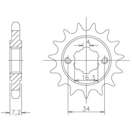 PIGNONE P520 - Z14 (DIS.00521)