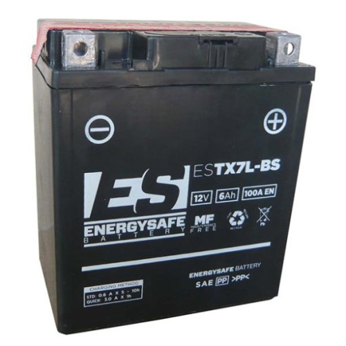 BATTERIA ENERGYSAFE ESTX7L-BS 12V-6AH (SIGILLATA CON ACIDO A CORREDO)