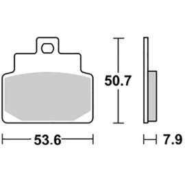 SET PASTIGLIE FRENO SBS 153HM