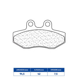 SET PASTIGLIE FRENO CL BRAKES 3081SC
