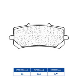 CL Brakes PASTIGLIA FRENO