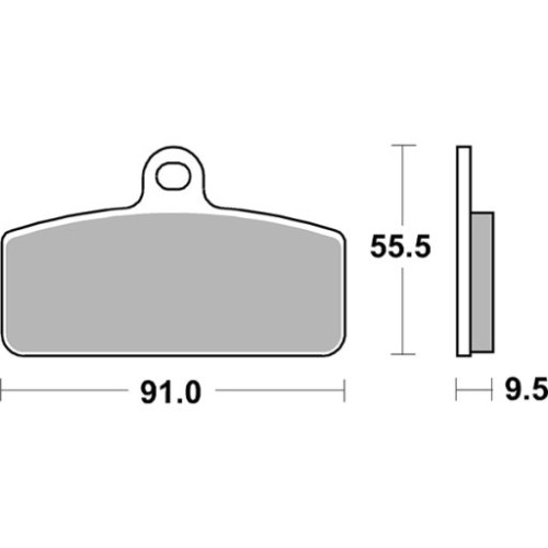 SET PASTIGLIE FRENO SBS 959PSI