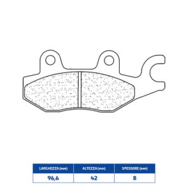 SET PASTIGLIE FRENO CL BRAKES 2326S4