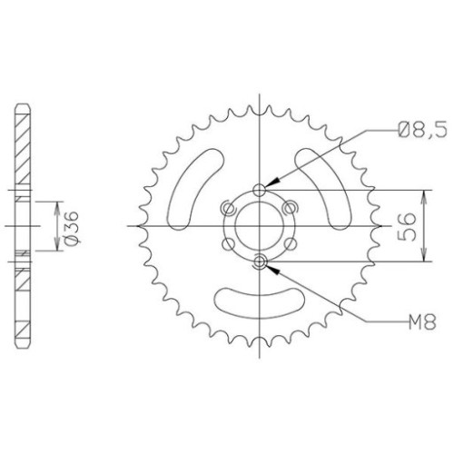 CORONA IN ACCIAIO P420 - Z28 (DIS.00011)