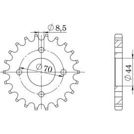 CORONA IN ACCIAIO P520 - Z22 (DIS.14110)