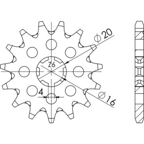 PIGNONE P420 - Z14 (DIS.30100)