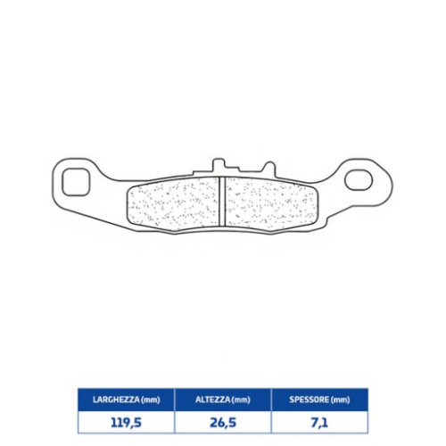 SET PASTIGLIE FRENO CL BRAKES 2750MX10