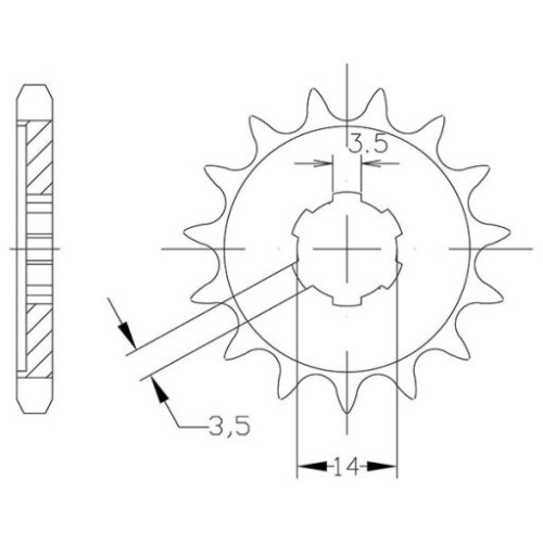 PIGNONE P428 - Z14 (DIS.00528)