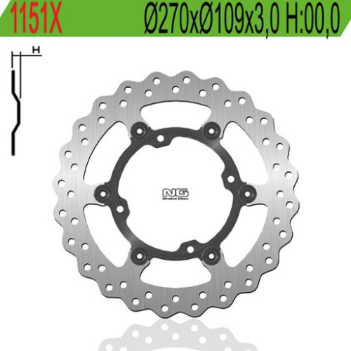 DISCO FRENO NG 1151X
