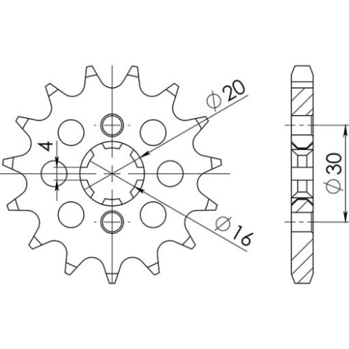 PIGNONE P428 - Z14 (DIS.24200)