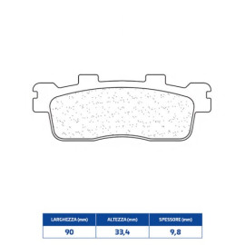 SET PASTIGLIE FRENO CL BRAKES 3094MSC