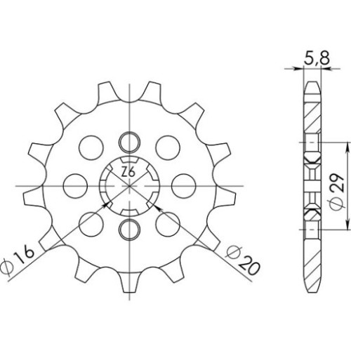 PIGNONE P520 - Z12 (DIS.30200)
