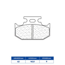 SET PASTIGLIE FRENO CL BRAKES 2299RX3