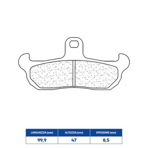 SET PASTIGLIE FRENO CL BRAKES 2400EN10