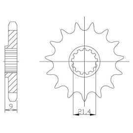 PIGNONE P520 - Z14 (DIS.00520)