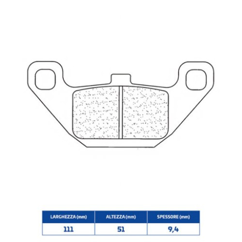 CL Brakes PASTIGLIA FRENO ANTERIORE