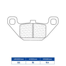 SET PASTIGLIE FRENO CL BRAKES 2285S4