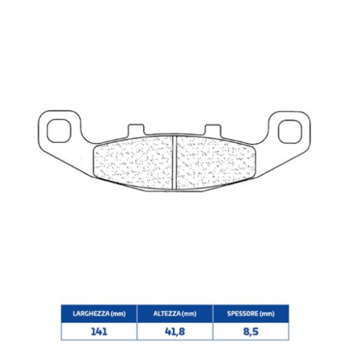 SET PASTIGLIE FRENO CL BRAKES 2304RX3
