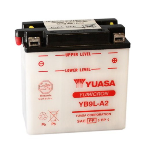 BATTERIA YUASA YB9L-A2 12V-9AH