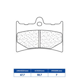 SET PASTIGLIE FRENO CL BRAKES 2398XBK5